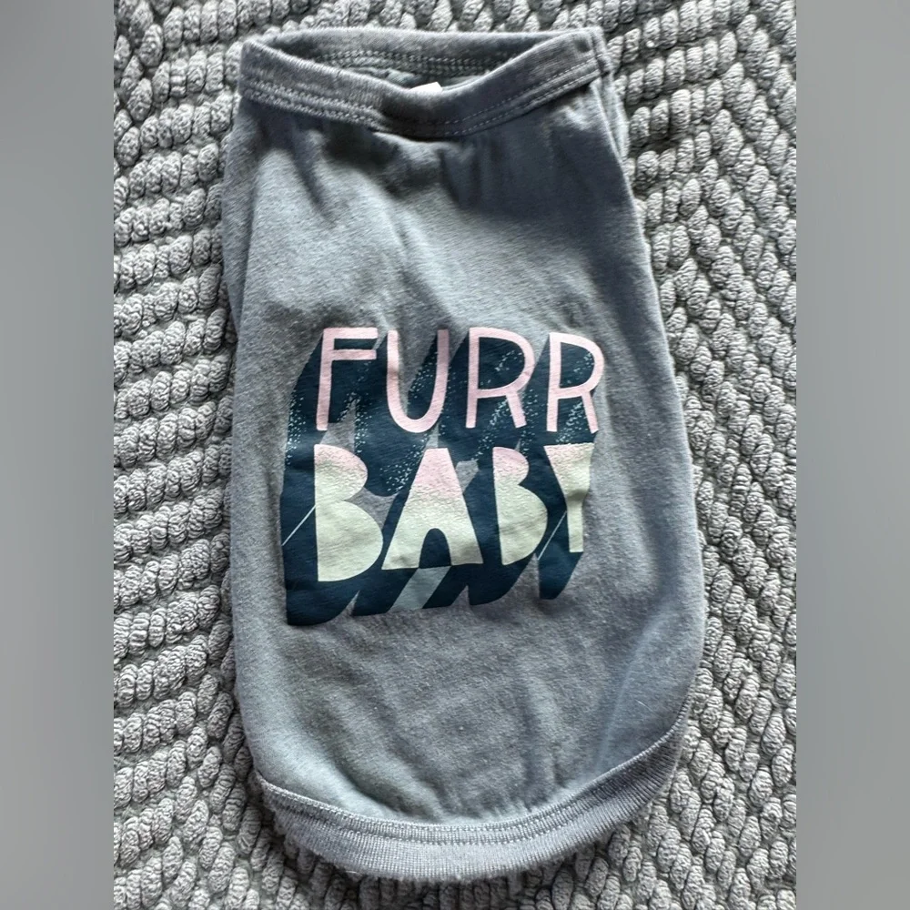 Gray Furr Baby Pet Shirt